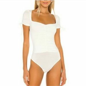 Privacy Please Jupiter Bodysuit in White - Small